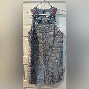 Tweed Shift with jewels